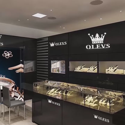 Reloj OLEVS Cuero Diseño Elegante