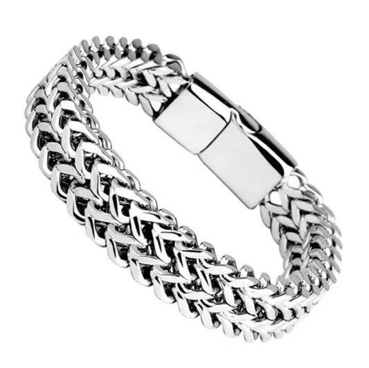 Pulsera Silver Inox 21cm