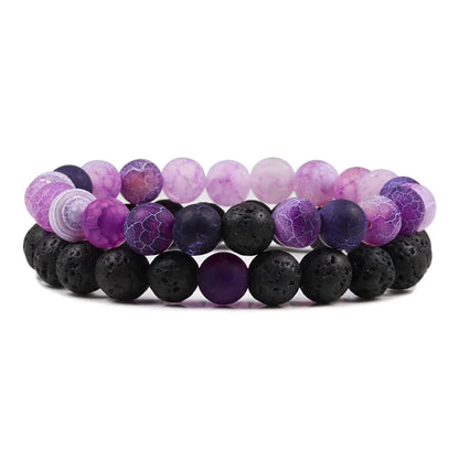 Pulsera Pack De Piedras Naturales