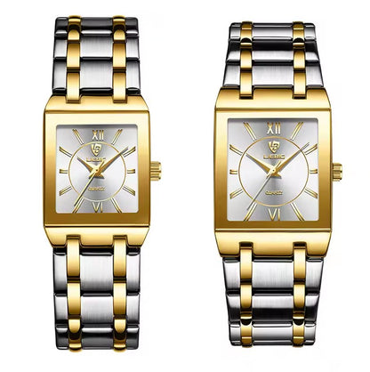 Reloj de Parejas LIEBIG Acero Inoxidable GoldWhite