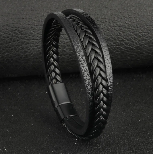 Pulsera Sombra de Cuero 21cm