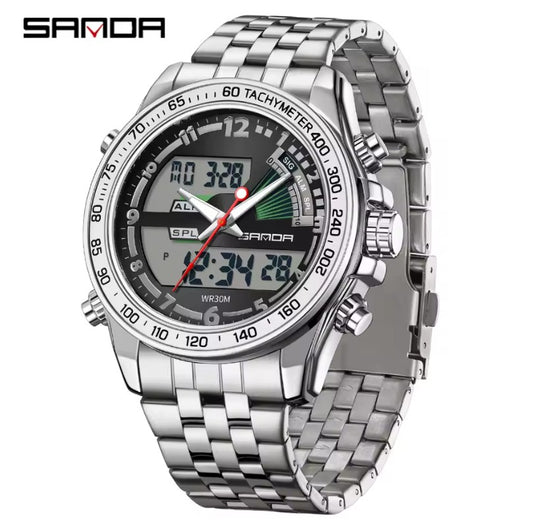Reloj SANDA 3307 Silver Edition