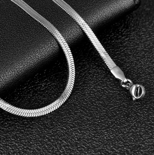 Collar Serpiente de Acero Inox