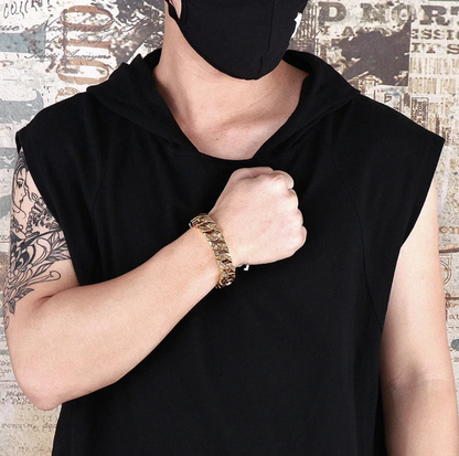 Pulsera Estilo Vikingo Gold 20.5cm